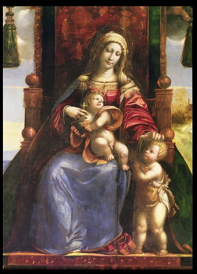 Vergine e Bambino con il piccolo San Giovanni da D. and Garofalo Dossi